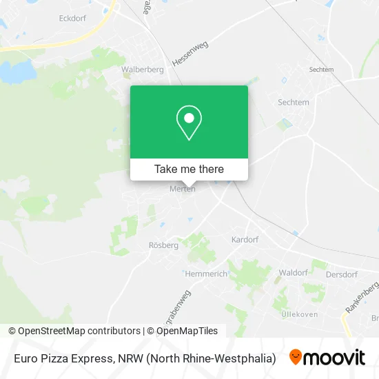 Карта Euro Pizza Express