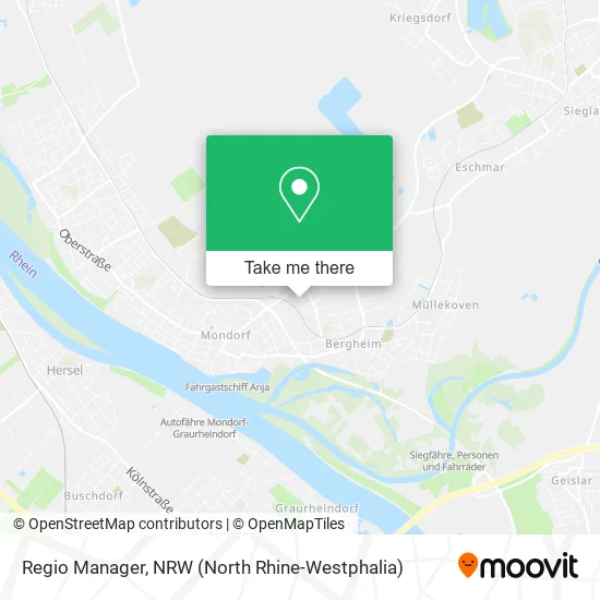 Карта Regio Manager