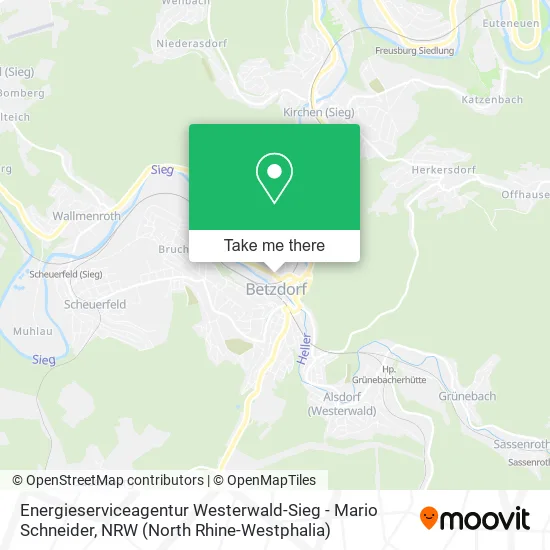 Карта Energieserviceagentur Westerwald-Sieg - Mario Schneider