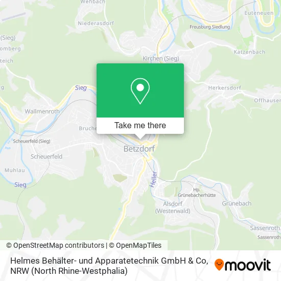 Карта Helmes Behälter- und Apparatetechnik GmbH & Co