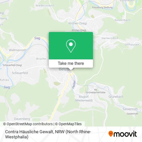 Карта Contra Häusliche Gewalt