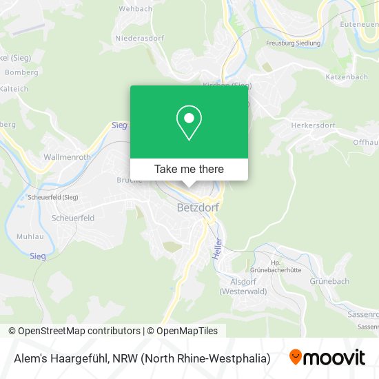 Alem's Haargefühl map