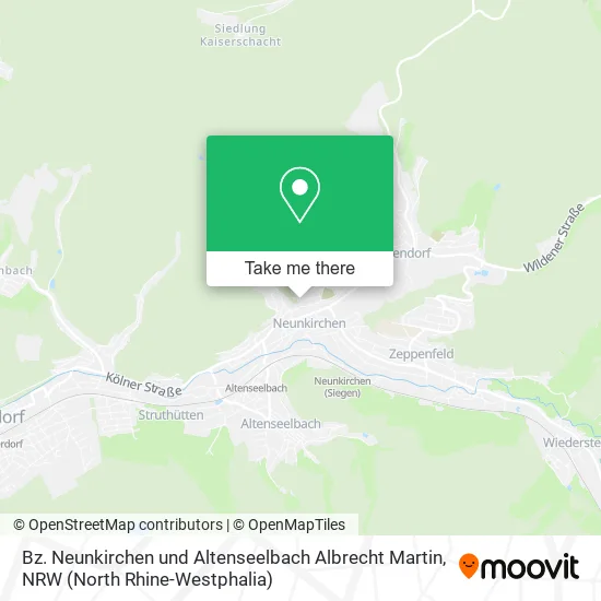 Карта Bz. Neunkirchen und Altenseelbach Albrecht Martin