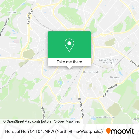 Карта Hörsaal Hoh O1104