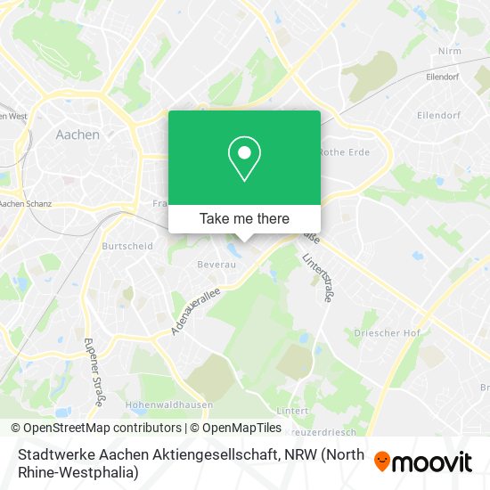 Stadtwerke Aachen Aktiengesellschaft map