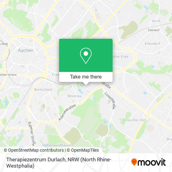 Therapiezentrum Durlach map