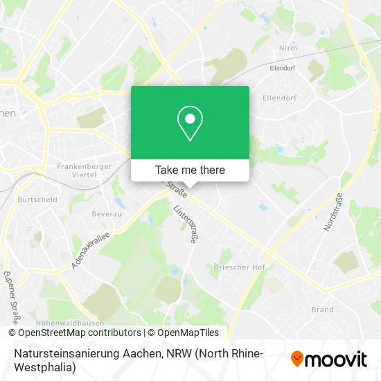 Карта Natursteinsanierung Aachen