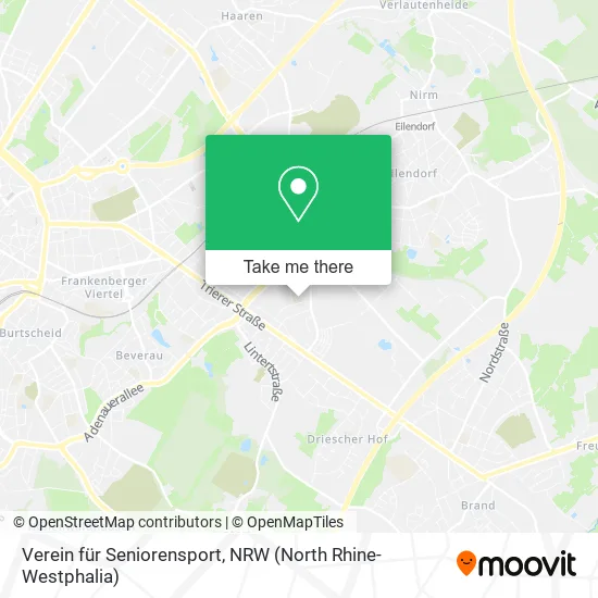Карта Verein für Seniorensport
