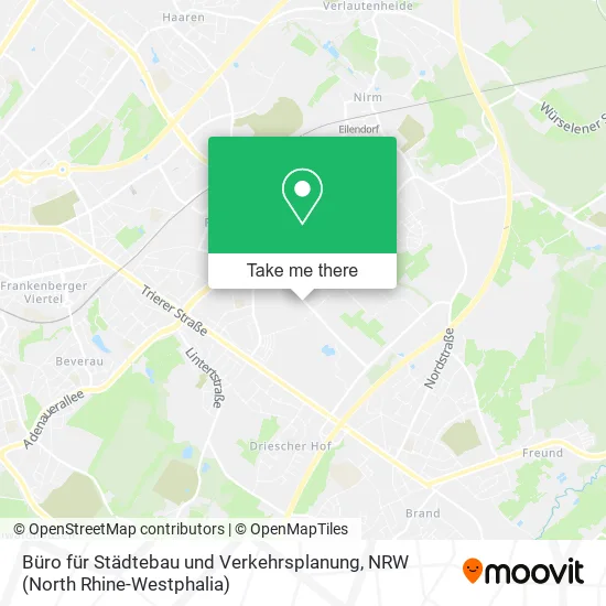 Büro für Städtebau und Verkehrsplanung map