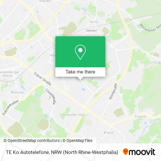 Карта TE Ko Autotelefone