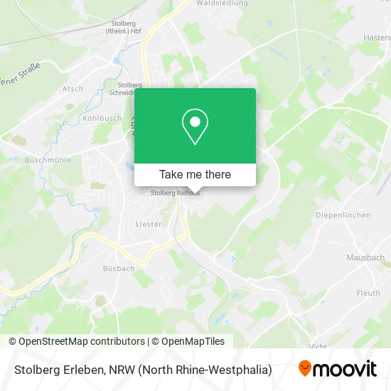Карта Stolberg Erleben