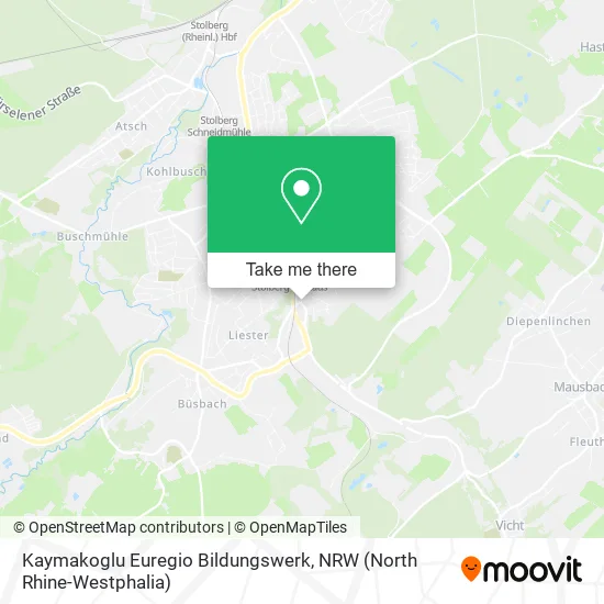 Карта Kaymakoglu Euregio Bildungswerk