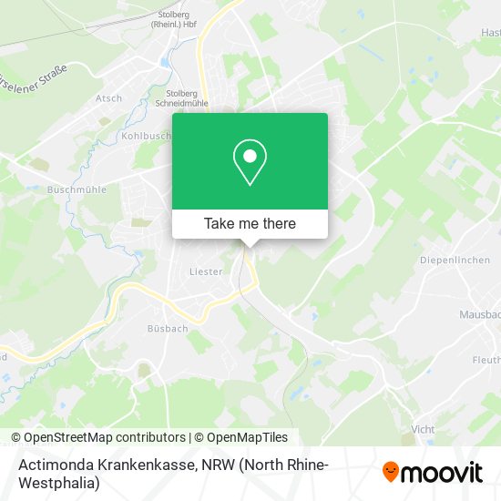 Actimonda Krankenkasse map