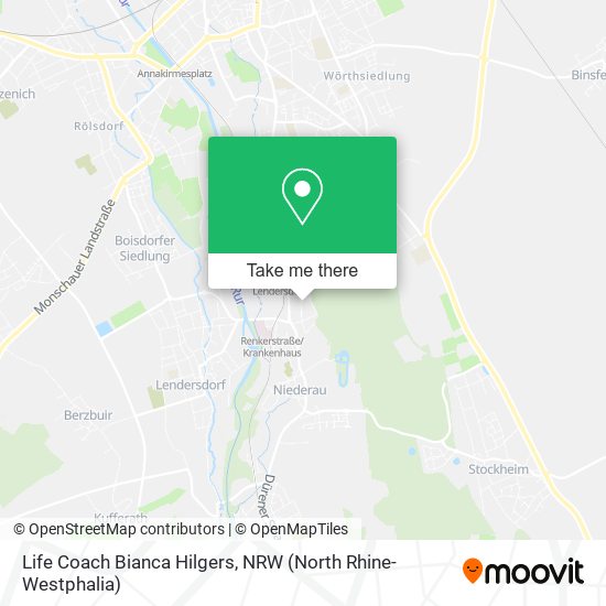 Life Coach Bianca Hilgers map