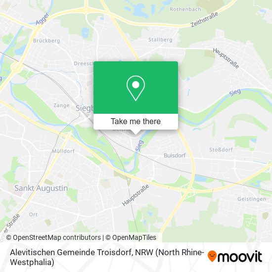 Alevitischen Gemeinde Troisdorf map