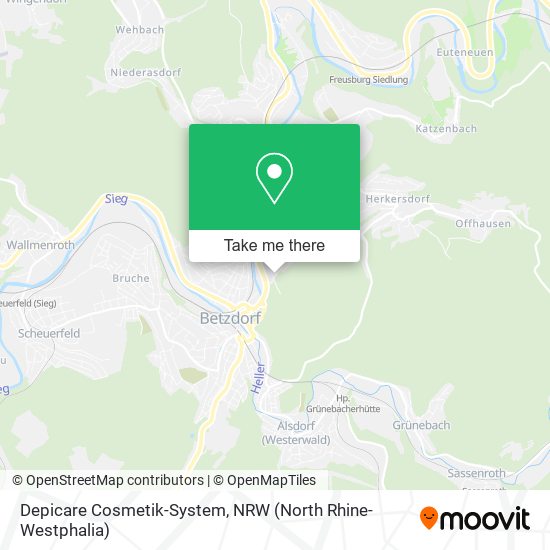 Depicare Cosmetik-System map