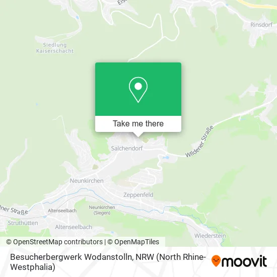 Карта Besucherbergwerk Wodanstolln