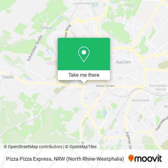 Pizza Pizza Express map