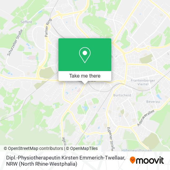 Dipl.-Physiotherapeutin Kirsten Emmerich-Twellaar map