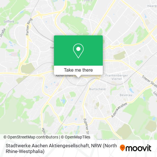 Карта Stadtwerke Aachen Aktiengesellschaft