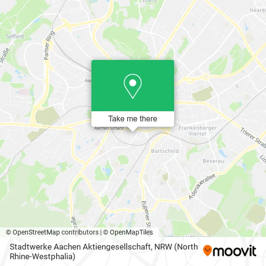 Карта Stadtwerke Aachen Aktiengesellschaft