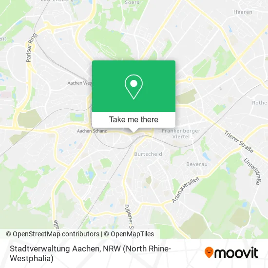 Карта Stadtverwaltung Aachen