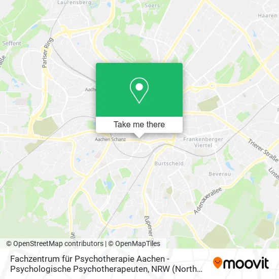 Fachzentrum für Psychotherapie Aachen - Psychologische Psychotherapeuten map