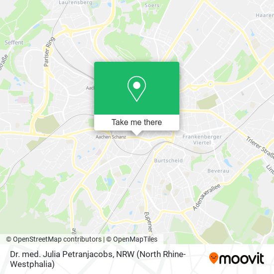 Dr. med. Julia Petranjacobs map
