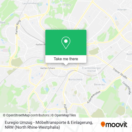 Euregio Umzug - Möbeltransporte & Einlagerung map