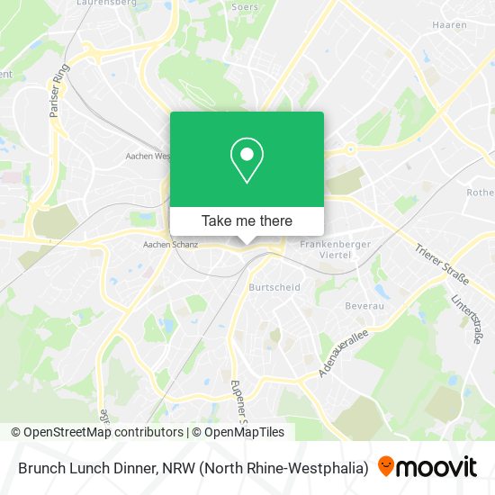 Brunch Lunch Dinner map
