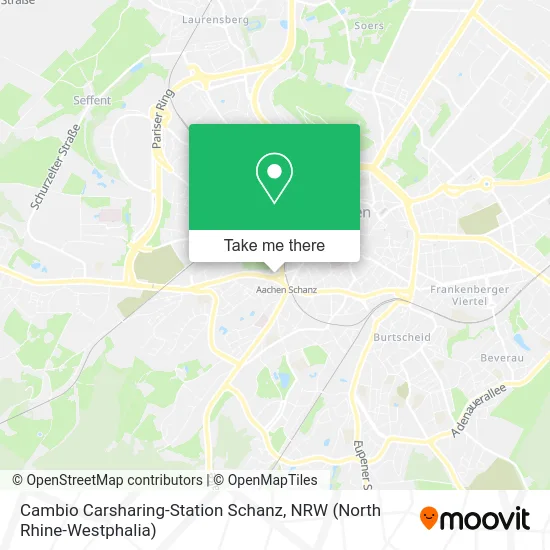 Карта Cambio Carsharing-Station Schanz
