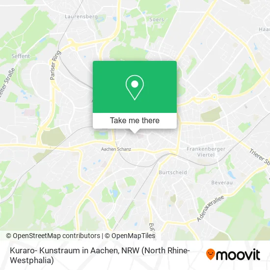 Карта Kuraro- Kunstraum in Aachen