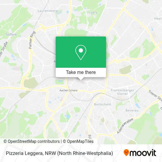 Pizzeria Leggera map