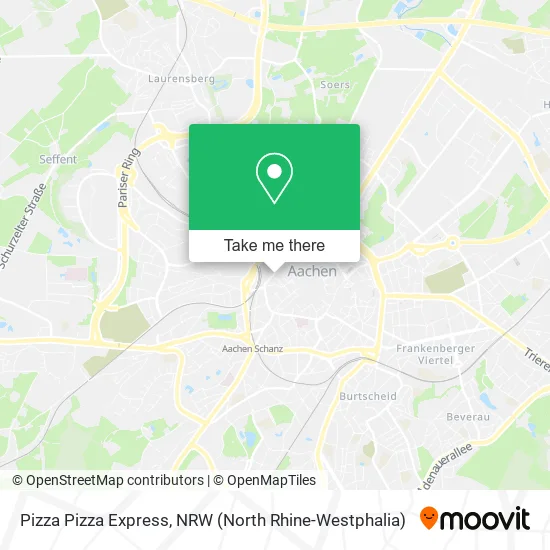 Pizza Pizza Express map