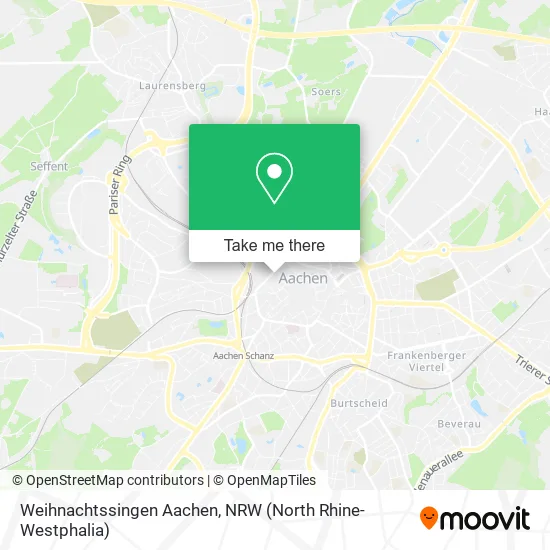 Карта Weihnachtssingen Aachen