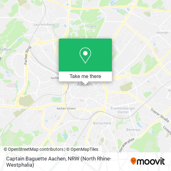 Captain Baguette Aachen map