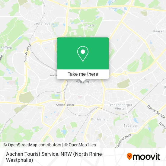 Карта Aachen Tourist Service