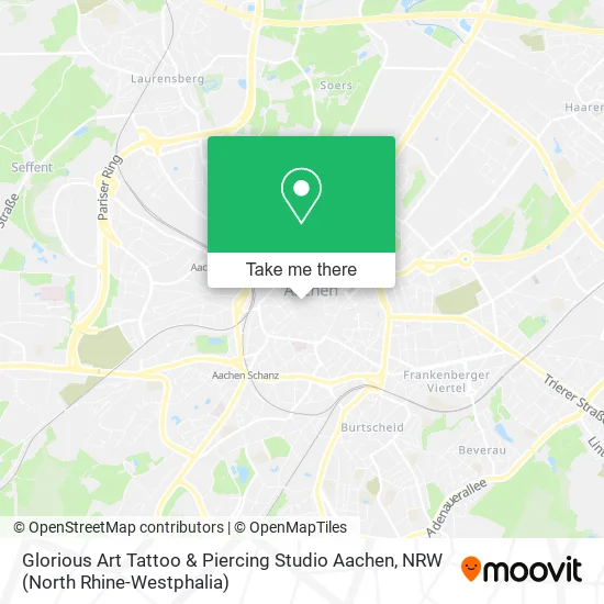 Glorious Art Tattoo & Piercing Studio Aachen map