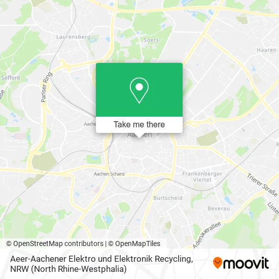 Карта Aeer-Aachener Elektro und Elektronik Recycling