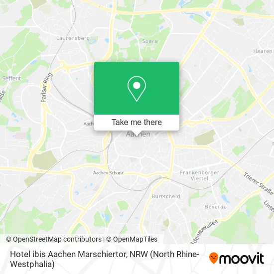 Карта Hotel ibis Aachen Marschiertor