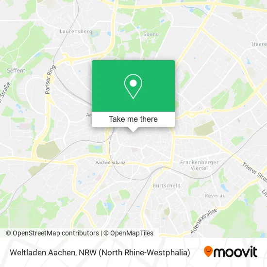 Карта Weltladen Aachen