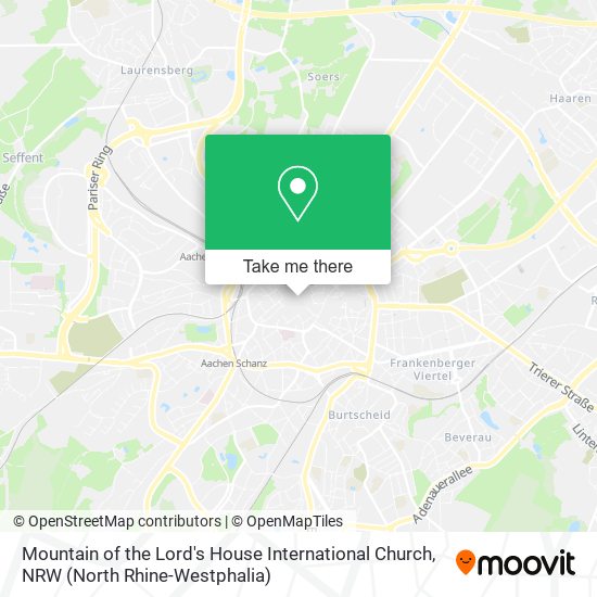 Mountain of the Lord's House International Church map