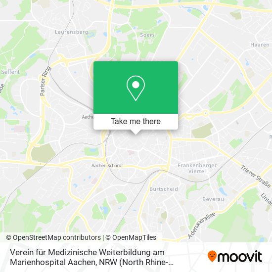 Verein für Medizinische Weiterbildung am Marienhospital Aachen map