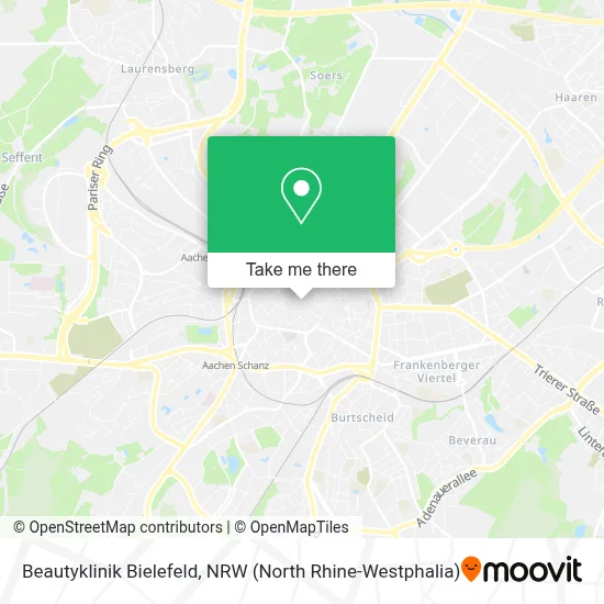 Beautyklinik Bielefeld map