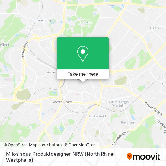 Milos sous Produktdesigner map