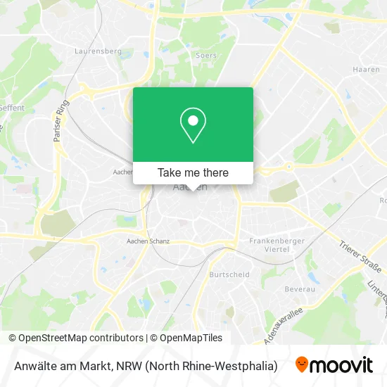 Карта Anwälte am Markt