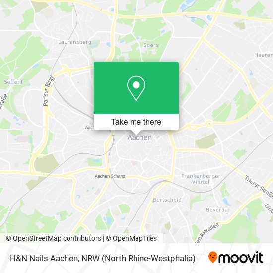 Карта H&N Nails Aachen