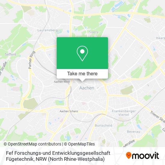 Fef Forschungs-und Entwicklungsgesellschaft Fügetechnik map