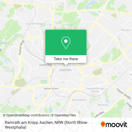 Карта Ramrath am Knipp Aachen