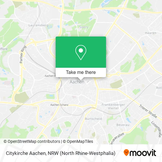 Карта Citykirche Aachen